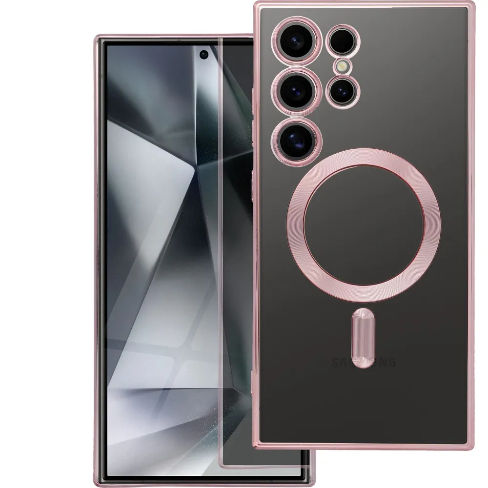 Case for Xiaomi Redmi 15 4G / 5G (171,1mm) Electro Mag Cover compatible with MagSafe gold-rose