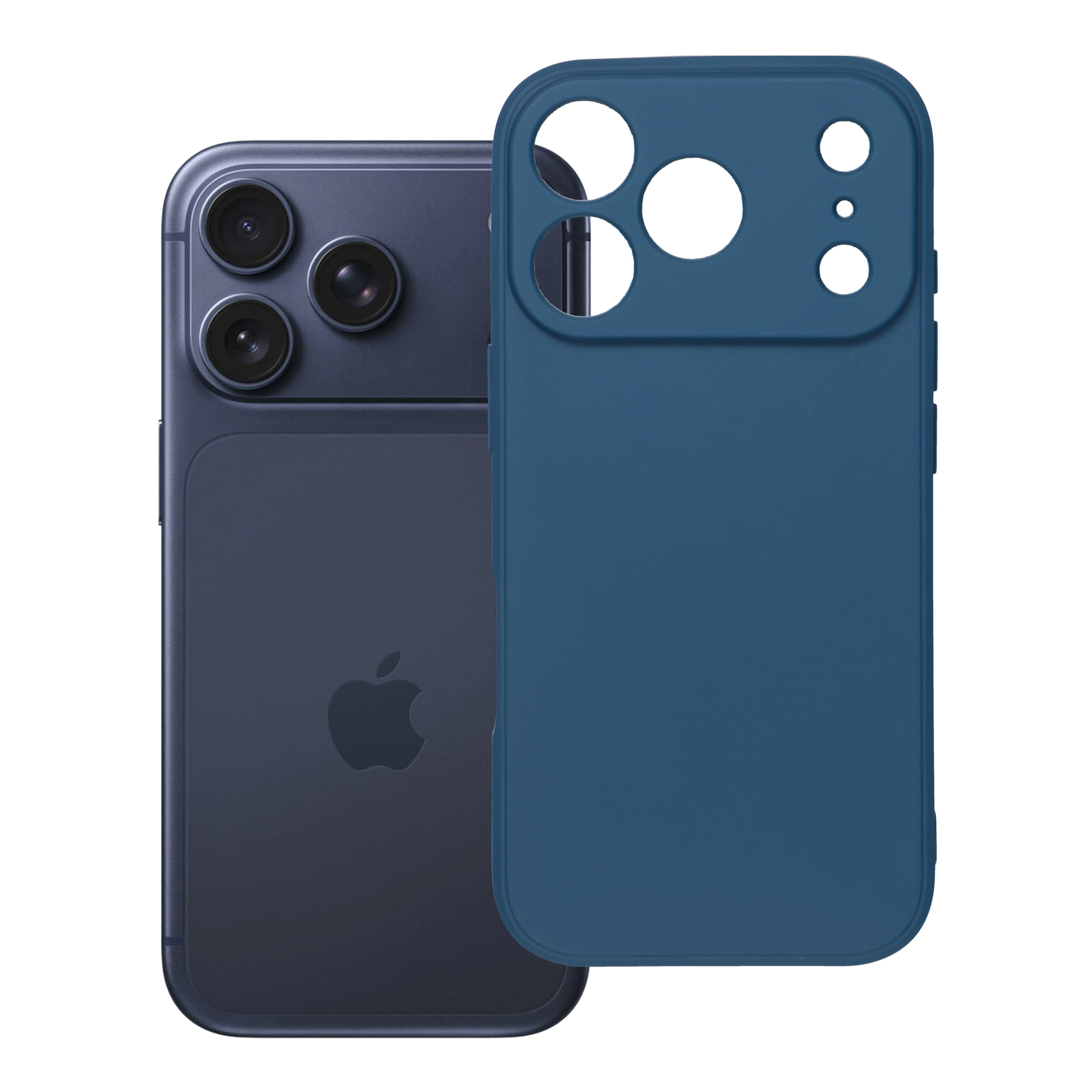 Case for iPhone 18 Pro / 17 Pro Soft dark blue