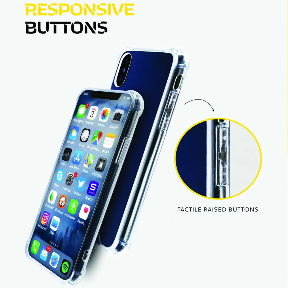 ROAR case ARMOR for Iphone 18 Pro / 17 Pro transparent
