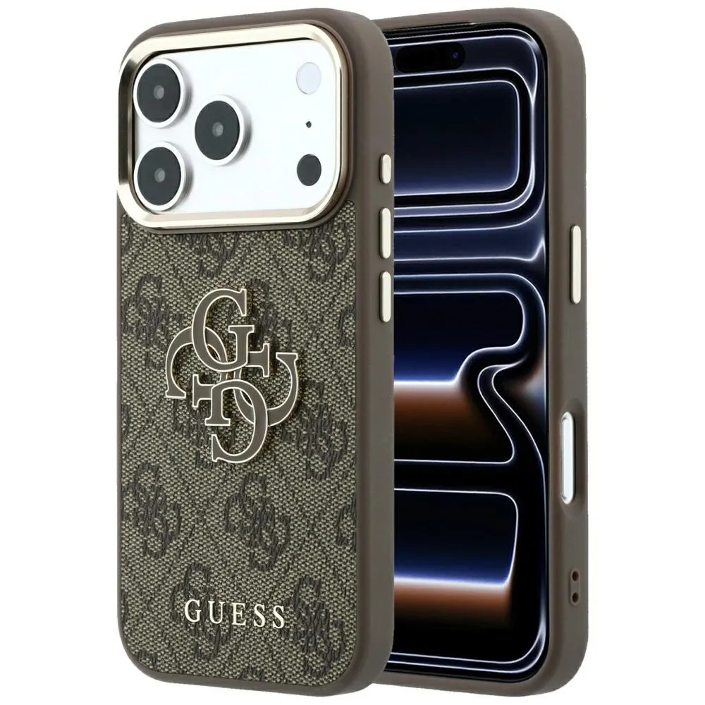 Case for IPHONE 18 Pro Max/17 Pro Max (Big Resin Logo 4G) brown