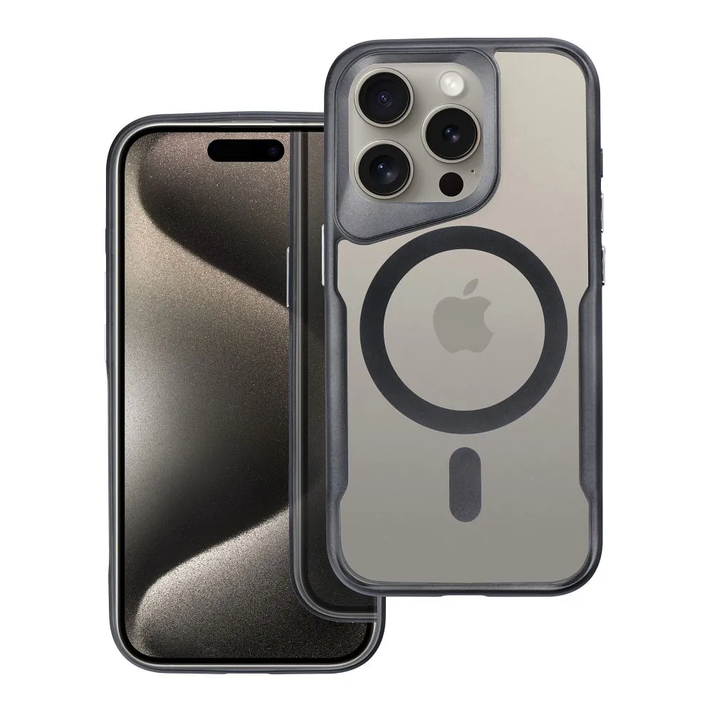 Case for do iPhone 14 PRO MAX Ergofit Newzone compatible with MagSaf black
