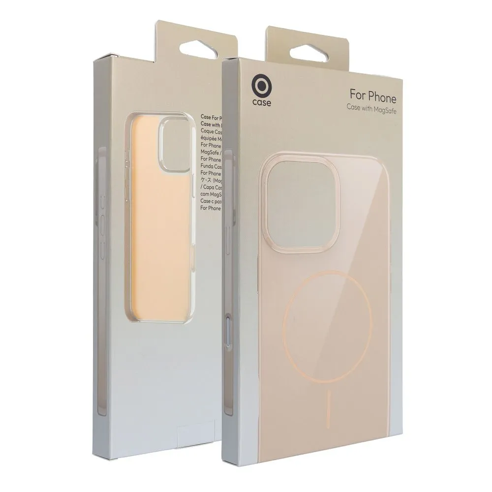 Case for iPhone 16 PLUS Glossy Mag Cover compatible with MagSafe desert gold