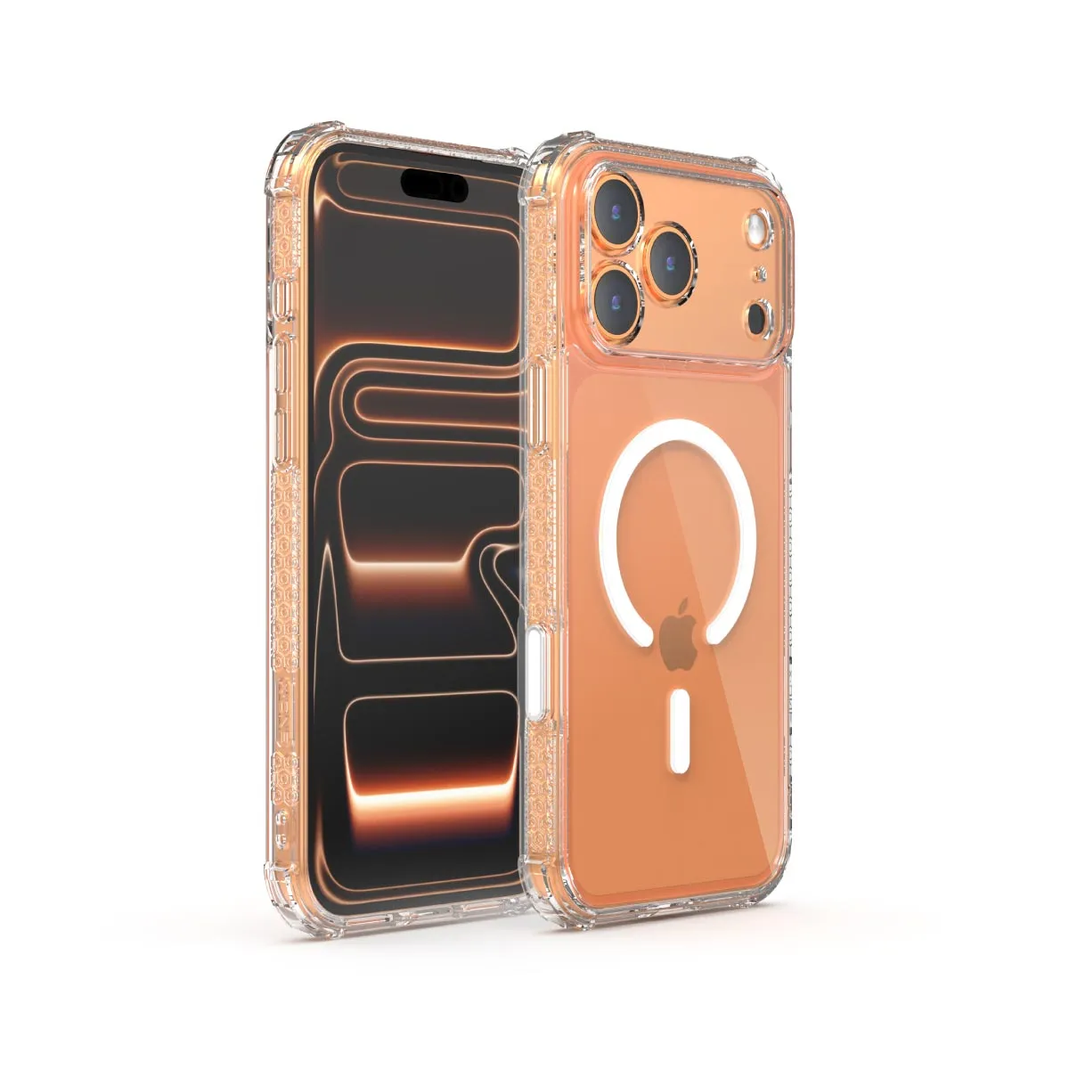 X-ONE Dropguard Pro compatible with MagSafe for iPhone 18 Pro / 17 Pro transparent