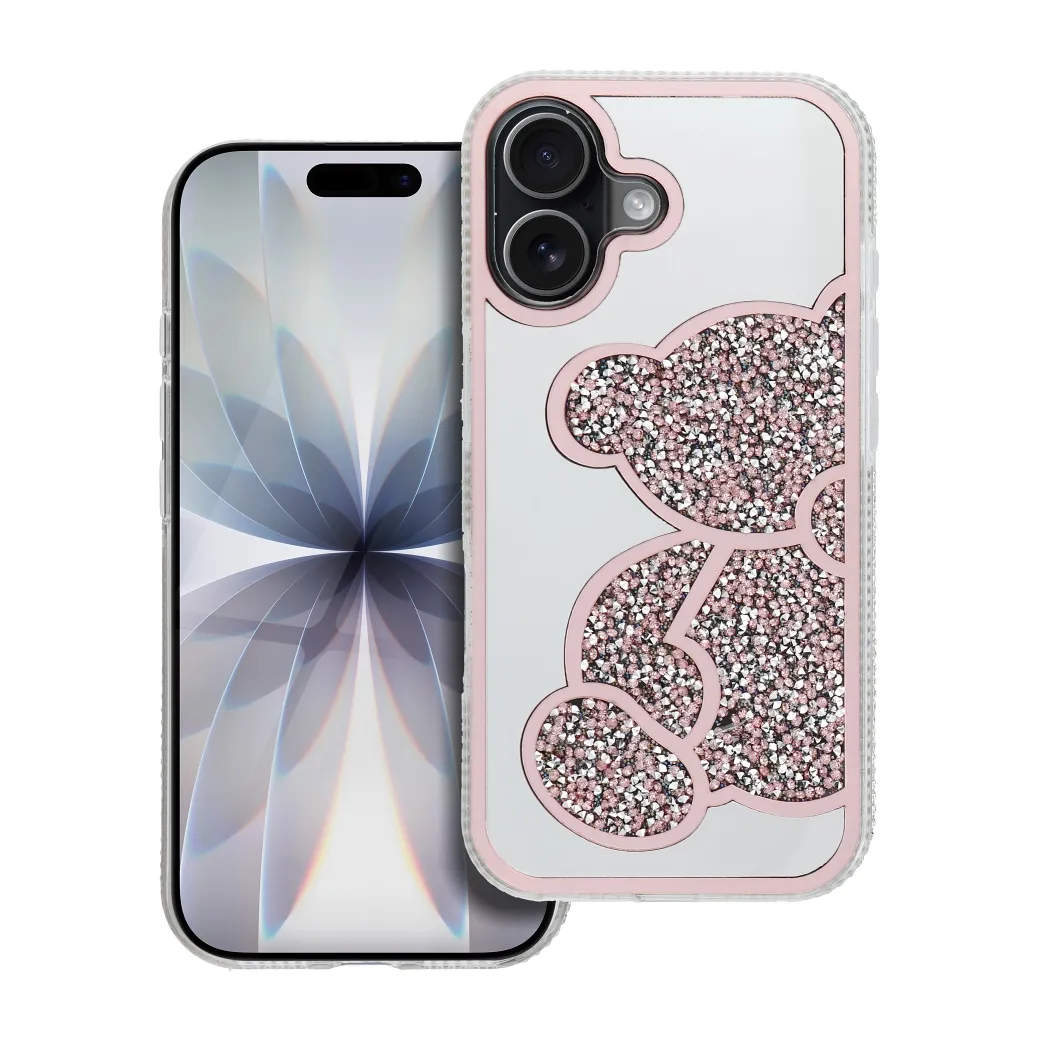 Case for iPhone 17 Teddy Bear pink
