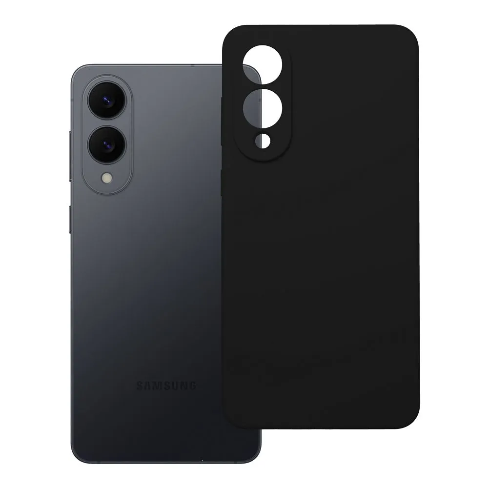 Case for Samsung S25 EDGE Silicone 2mm (camera protection) black