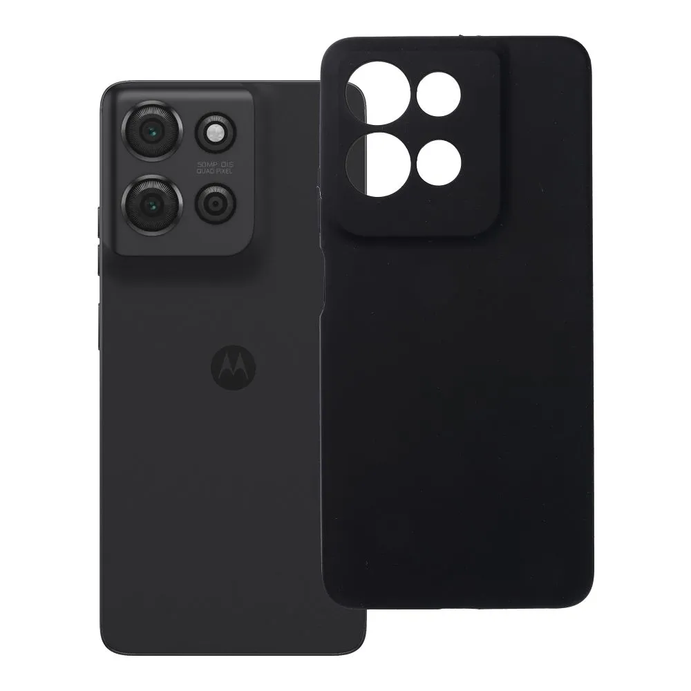 Case for Motorola G75 Silicone 2mm (camera protection) black