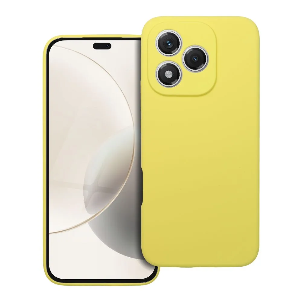 Case for Honor 400 LITE Silicone 2mm (camera protection) yellow
