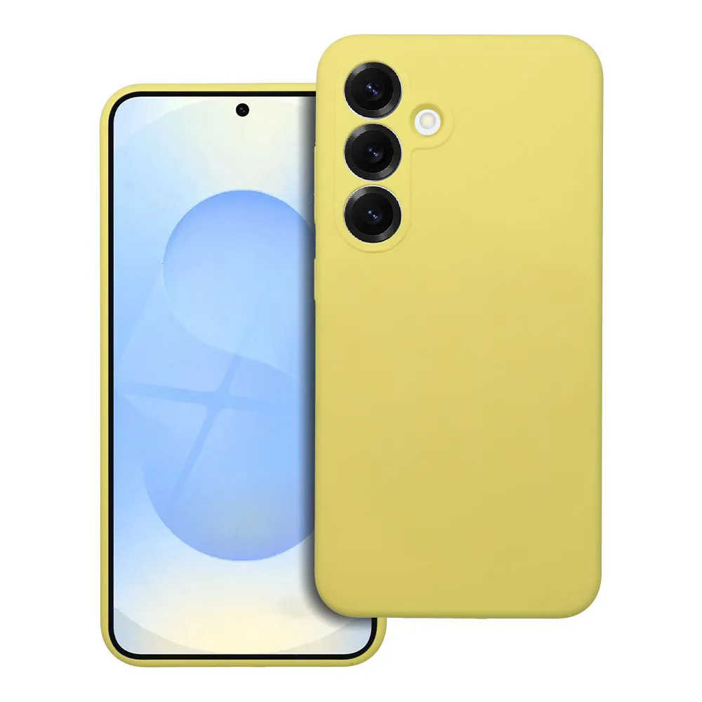 Case for Motorola EDGE 60 / 60 FUSION Silicone 2mm (camera protection) yellow
