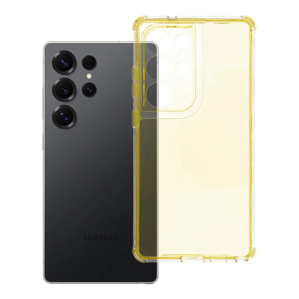 Case for Samsung S25 ULTRA Matrix Clear yellow